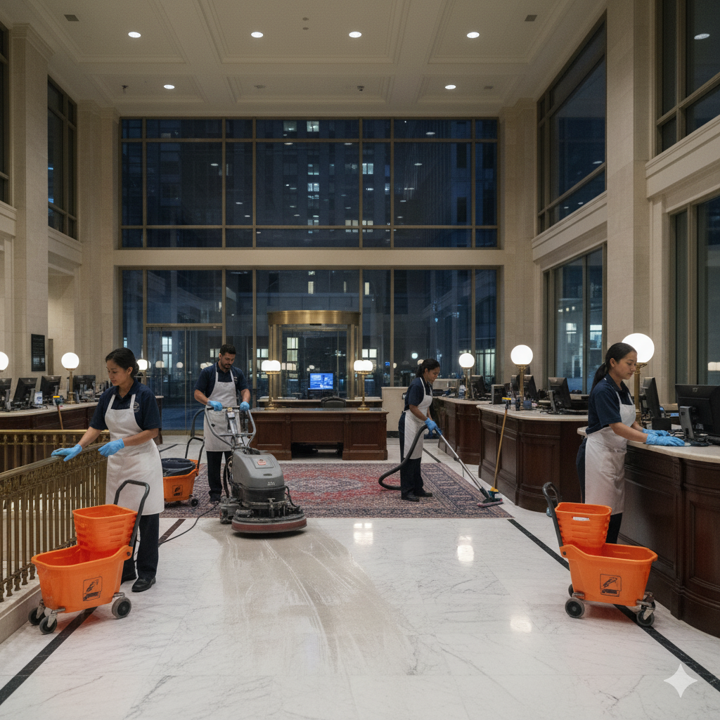 Bank cleaning services